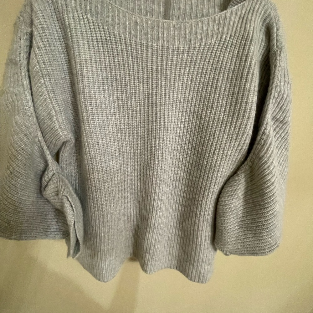 Cozy Gray Knit Sweater